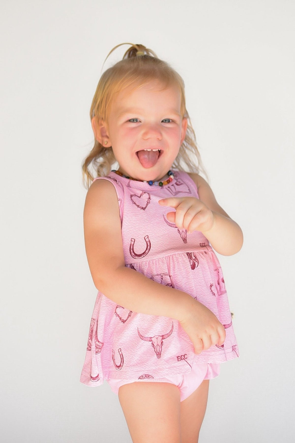 Mojave Mauve Peplum Bummie Set - Ever Colter Co