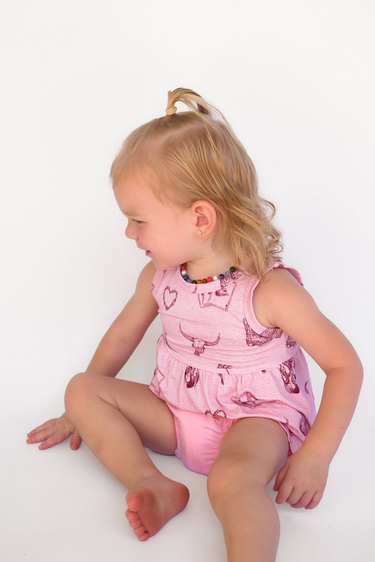 Mojave Mauve Peplum Bummie Set - Ever Colter Co