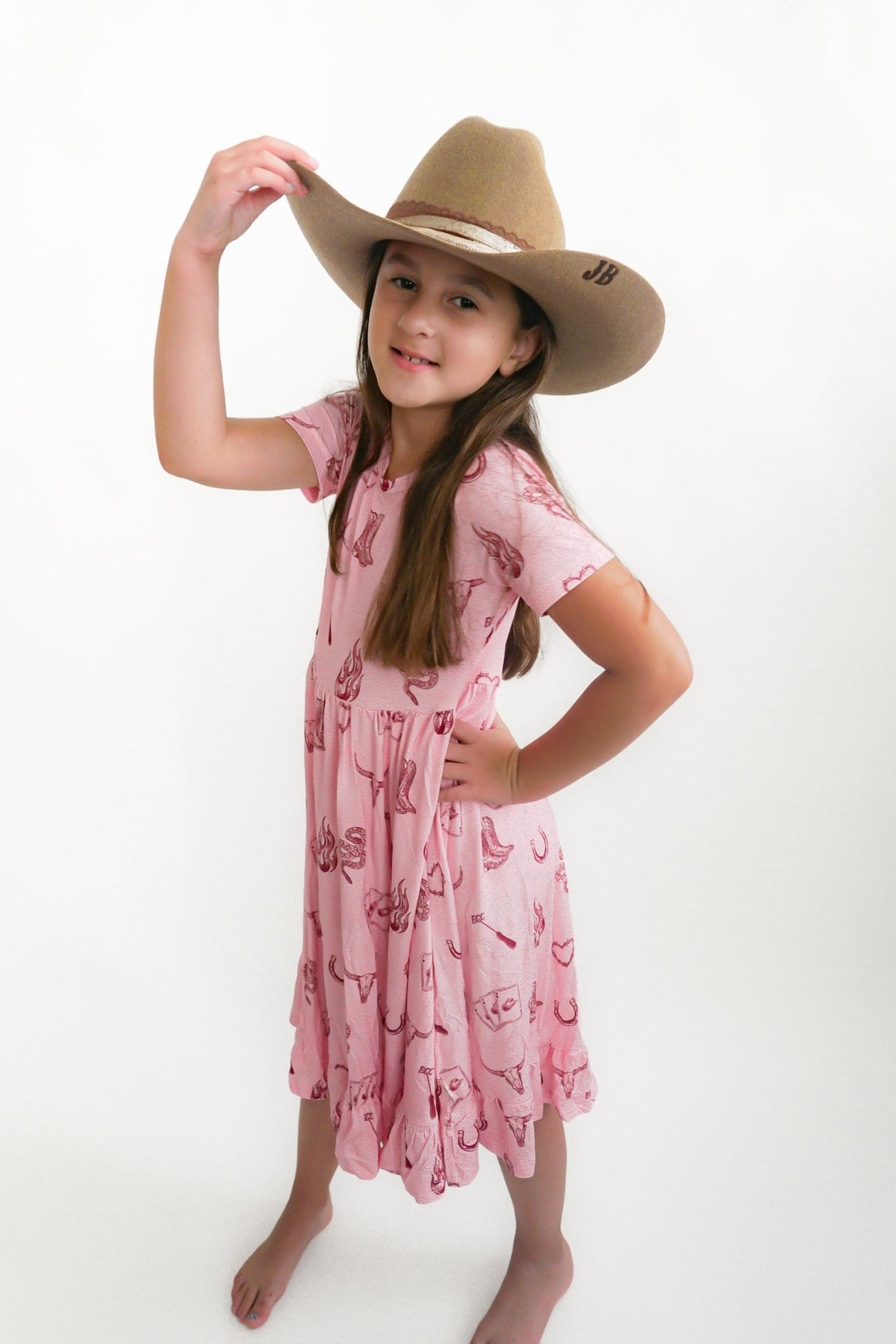 Mojave Mauve Ruffle Dress - Ever Colter Co