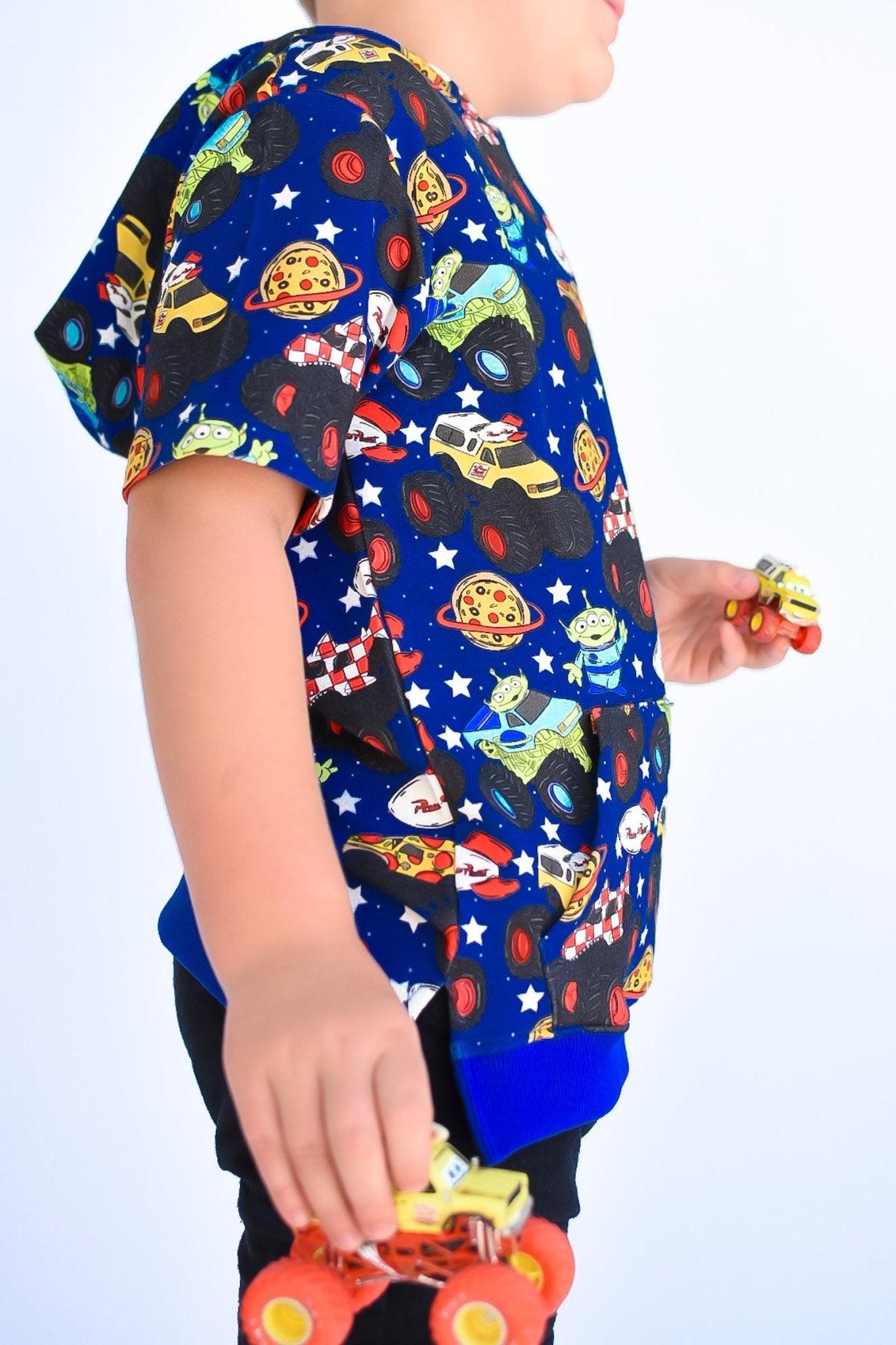 Pizza Pit Party French Terry Hooded Shirt - Ever Colter Co