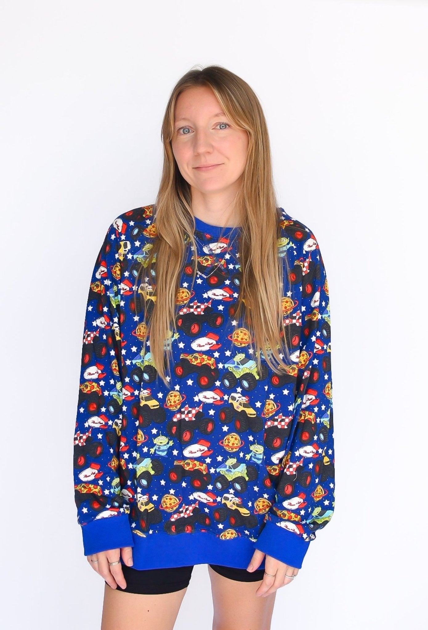 Pizza Pit Party French Terry Sweater - Ever Colter Co