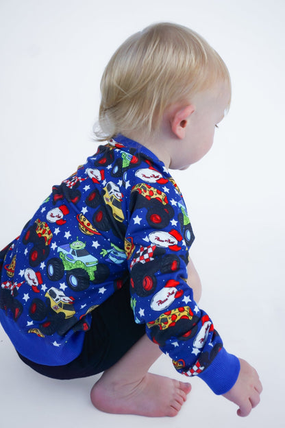 Pizza Pit Party French Terry Sweater - Ever Colter Co