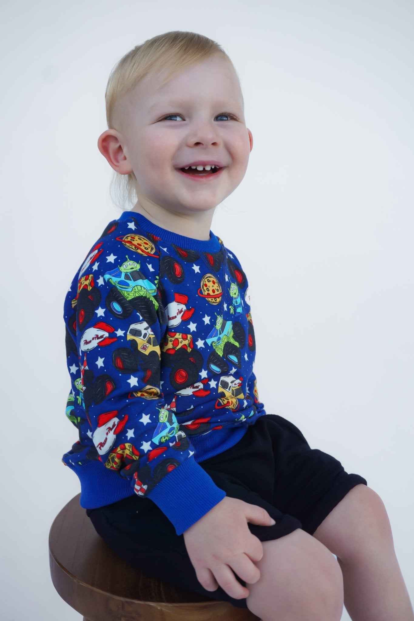 Pizza Pit Party French Terry Sweater - Ever Colter Co