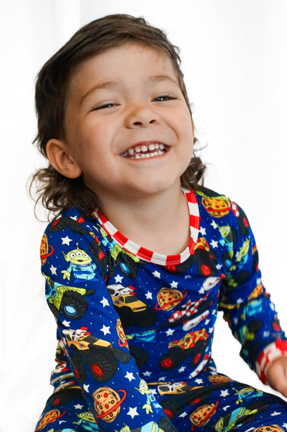 Pizza Pit Party Long Sleeve Jammies - Ever Colter Co