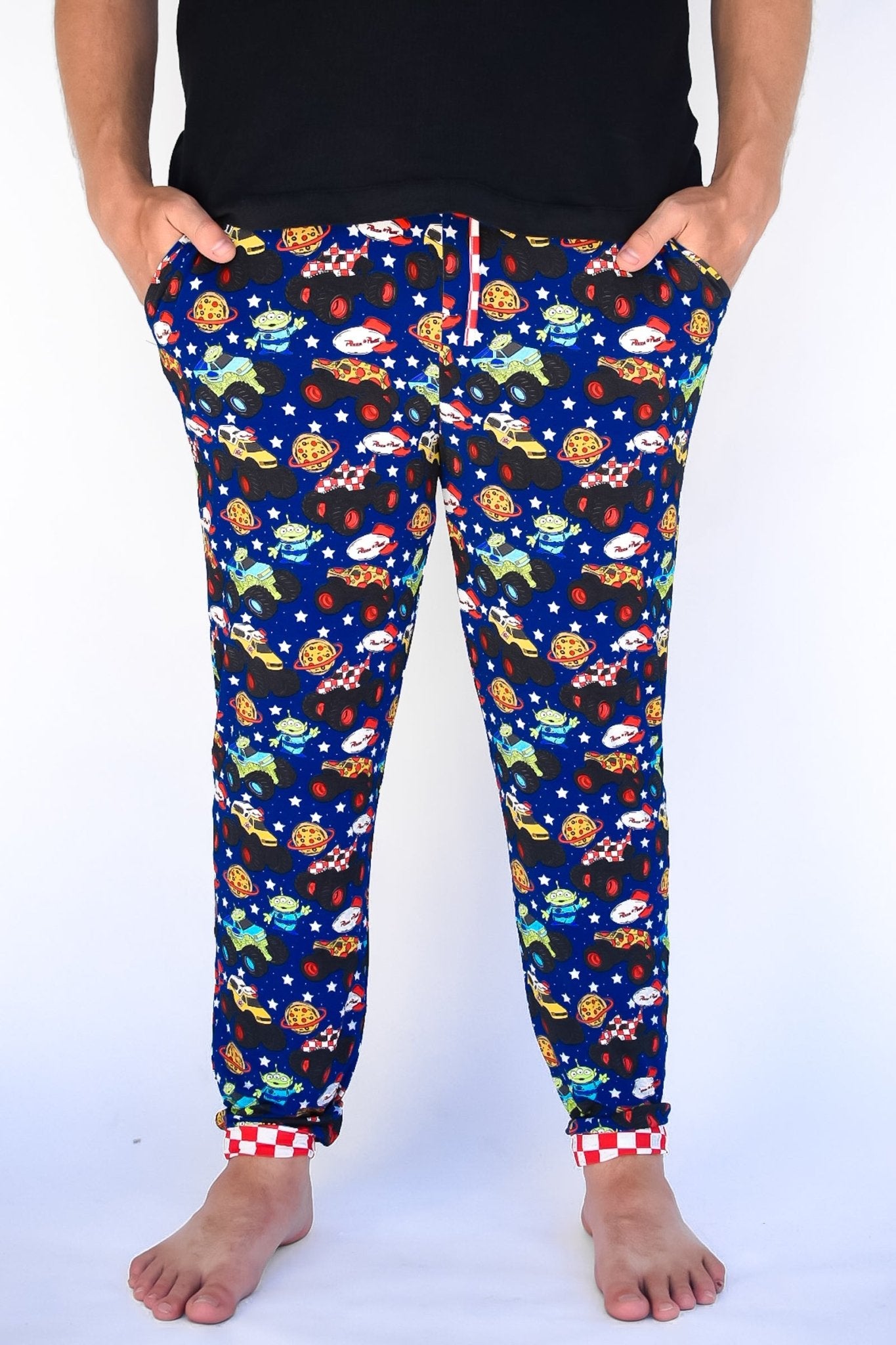 Pizza Pit Party Men’s Jogger Pajama Pants - Ever Colter Co