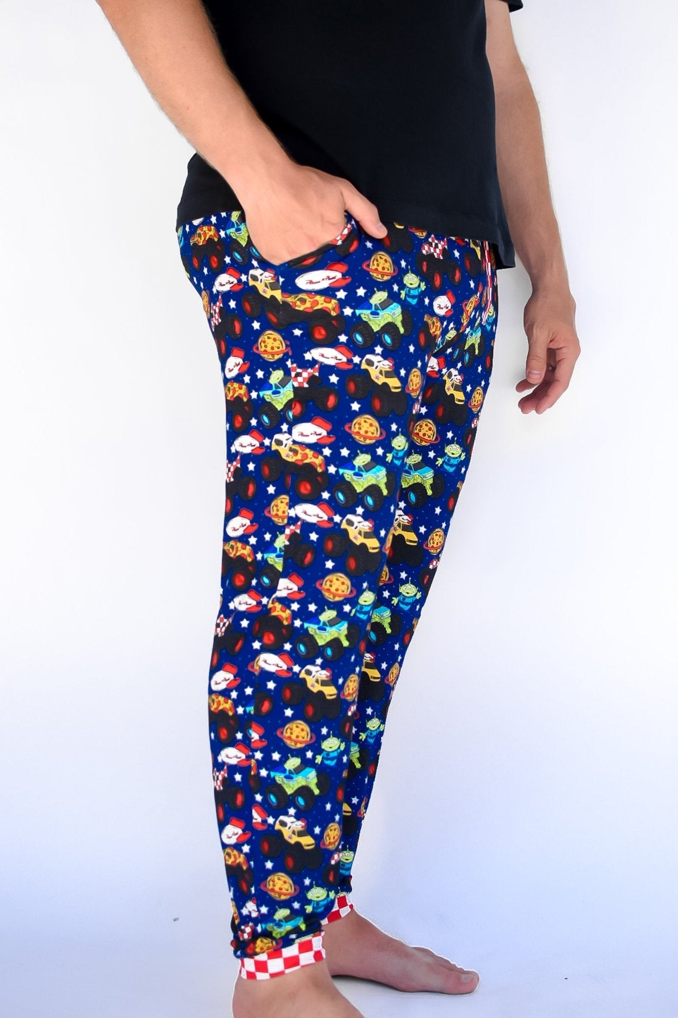 Pizza Pit Party Men’s Jogger Pajama Pants - Ever Colter Co