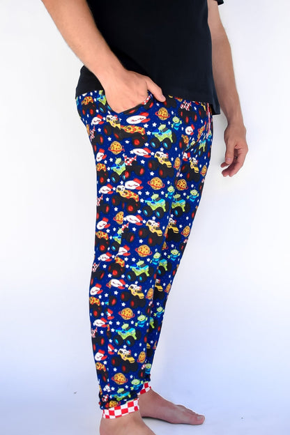 Pizza Pit Party Men’s Jogger Pajama Pants - Ever Colter Co