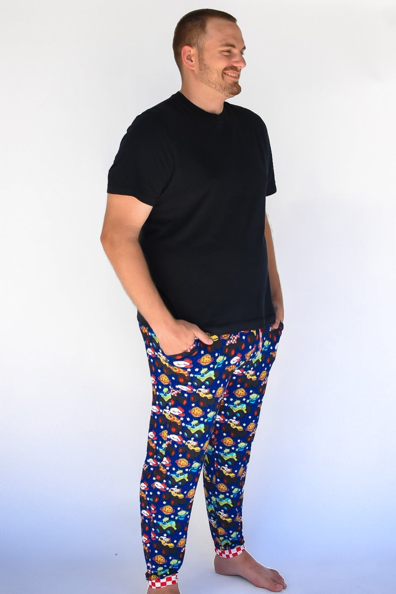 Pizza Pit Party Men’s Jogger Pajama Pants - Ever Colter Co