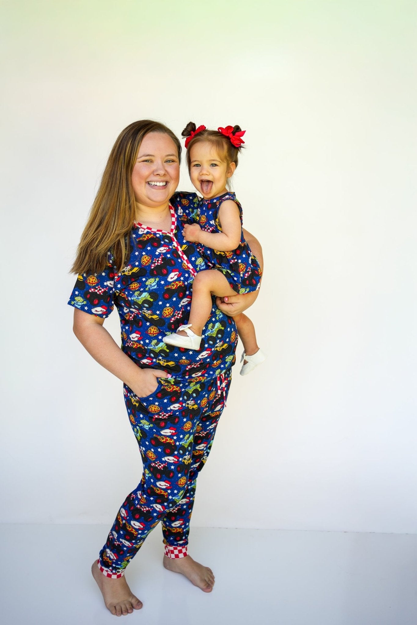 Pizza Pit Party Peplum Bummie Set - Ever Colter Co