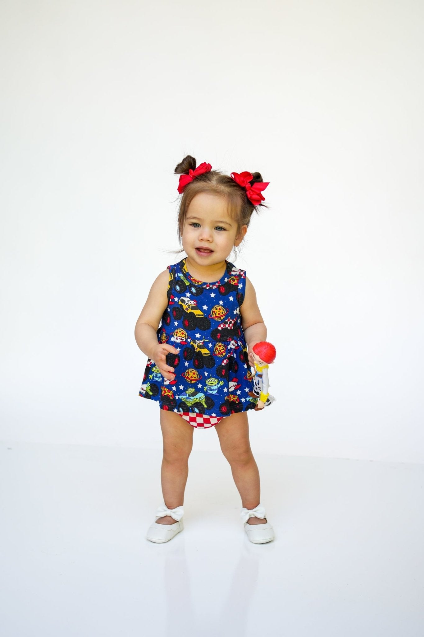 Pizza Pit Party Peplum Bummie Set - Ever Colter Co