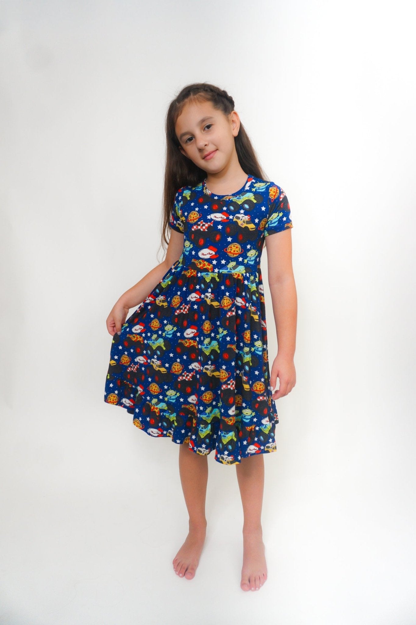 Pizza Pit Party Ruffle Dress - Ever Colter Co