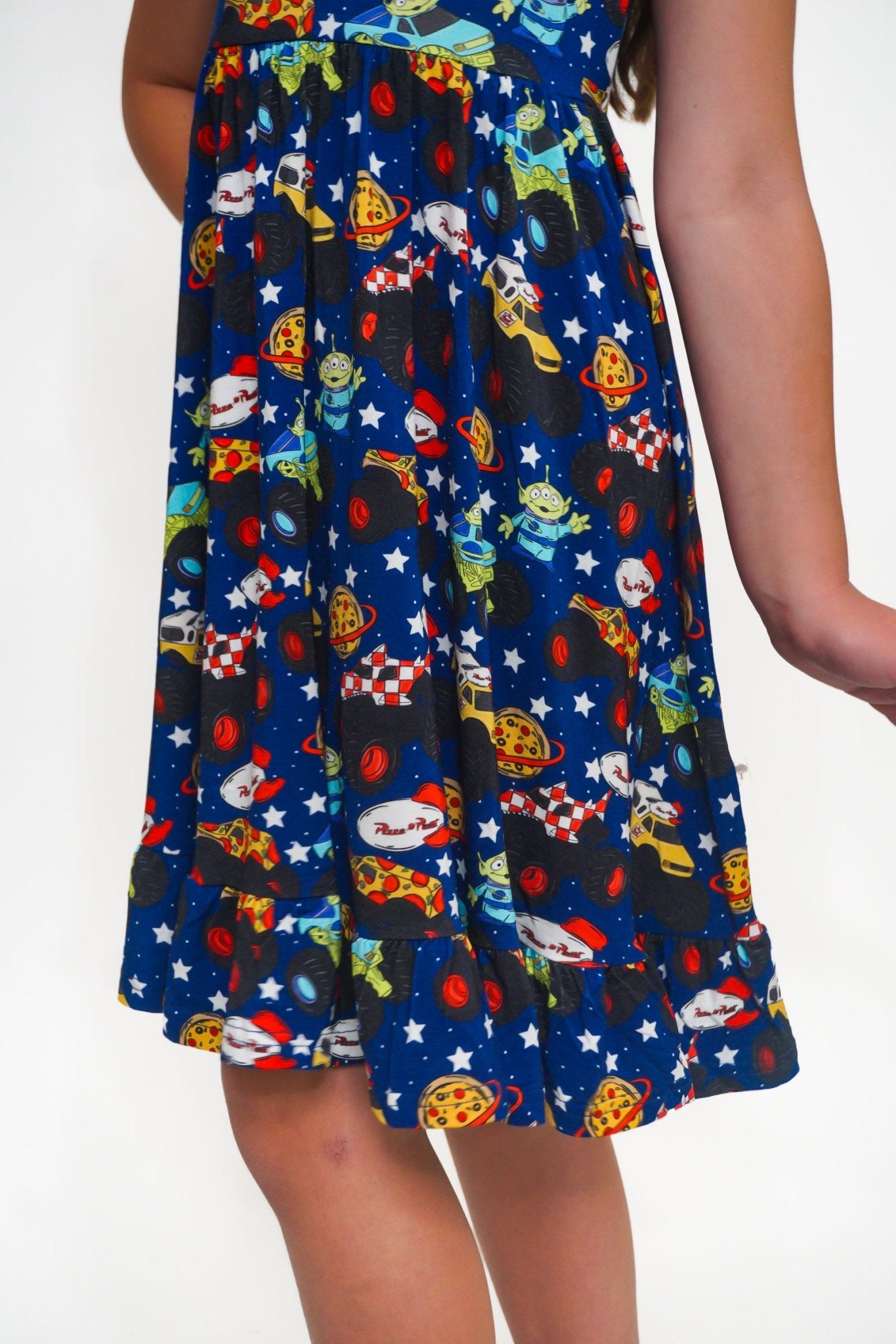 Pizza Pit Party Ruffle Dress - Ever Colter Co