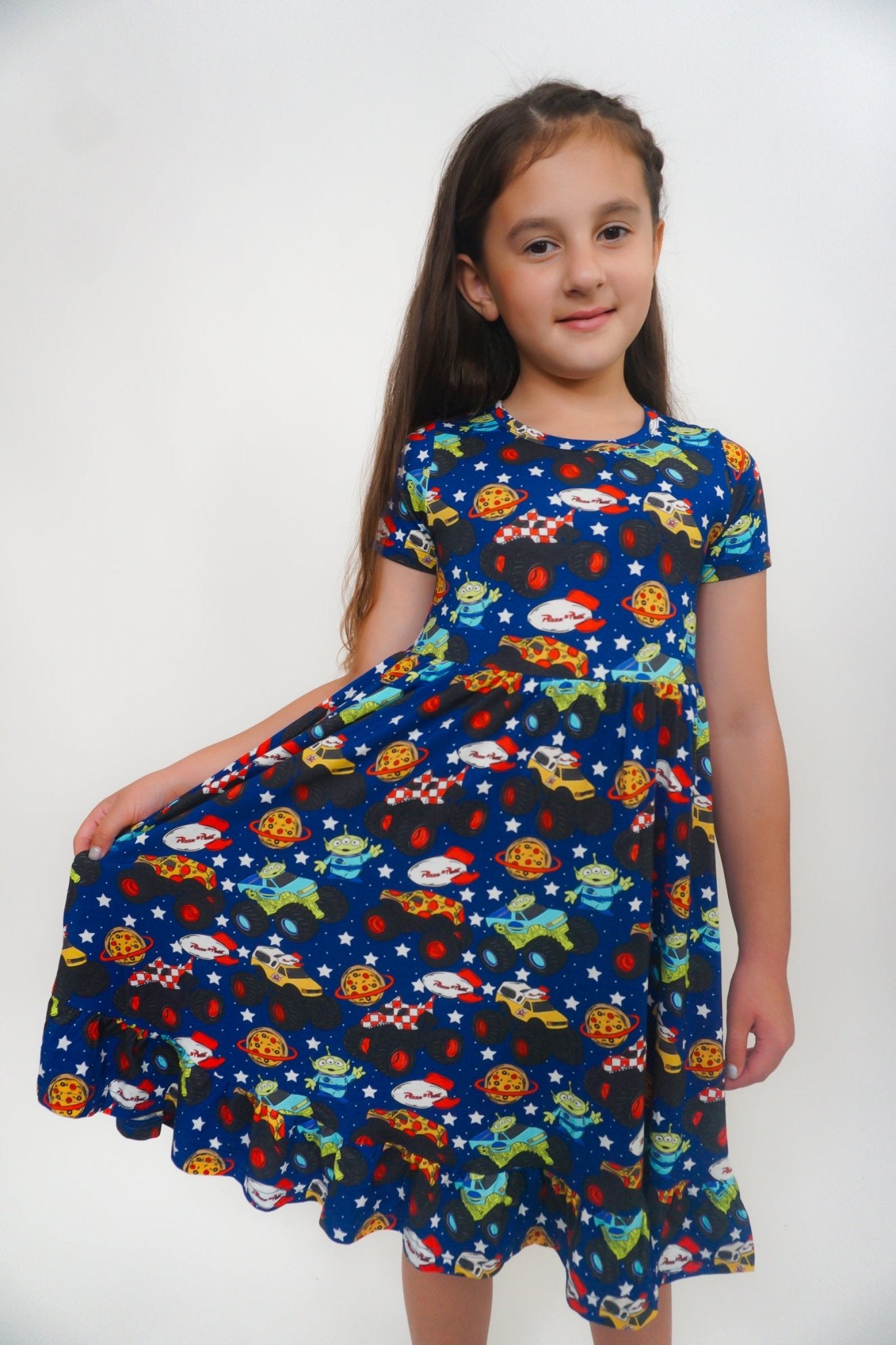 Pizza Pit Party Ruffle Dress - Ever Colter Co
