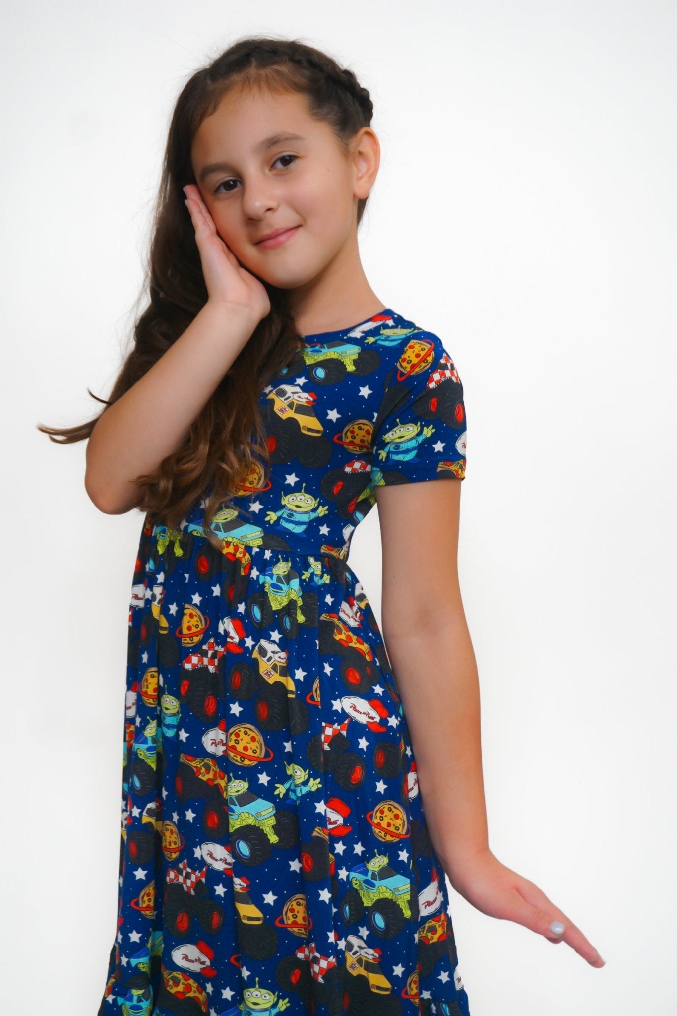 Pizza Pit Party Ruffle Dress - Ever Colter Co
