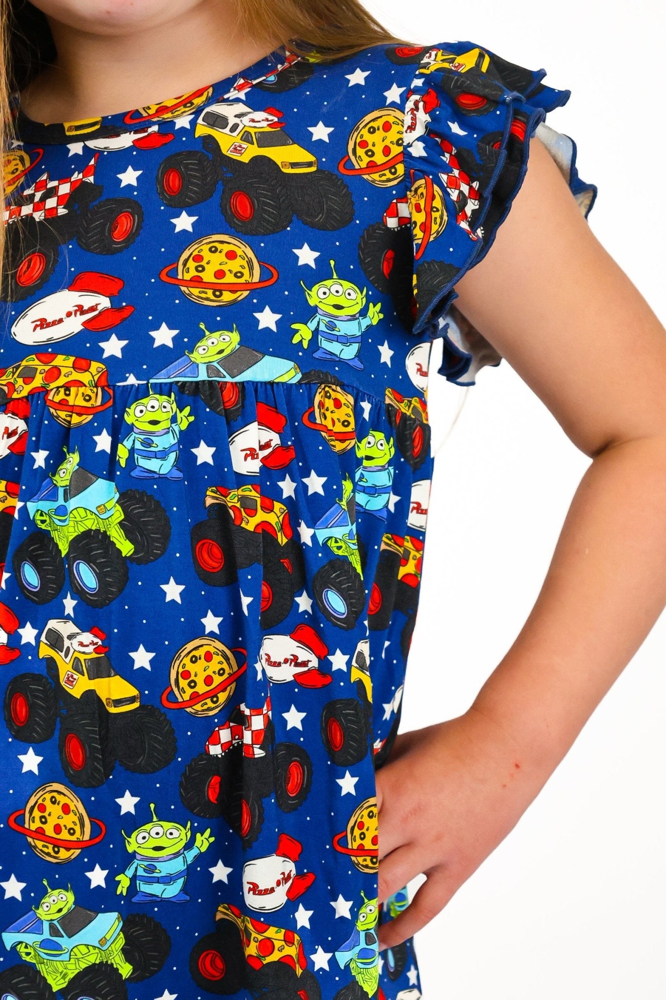 Pizza Pit Party Ruffle Short Set - Ever Colter Co