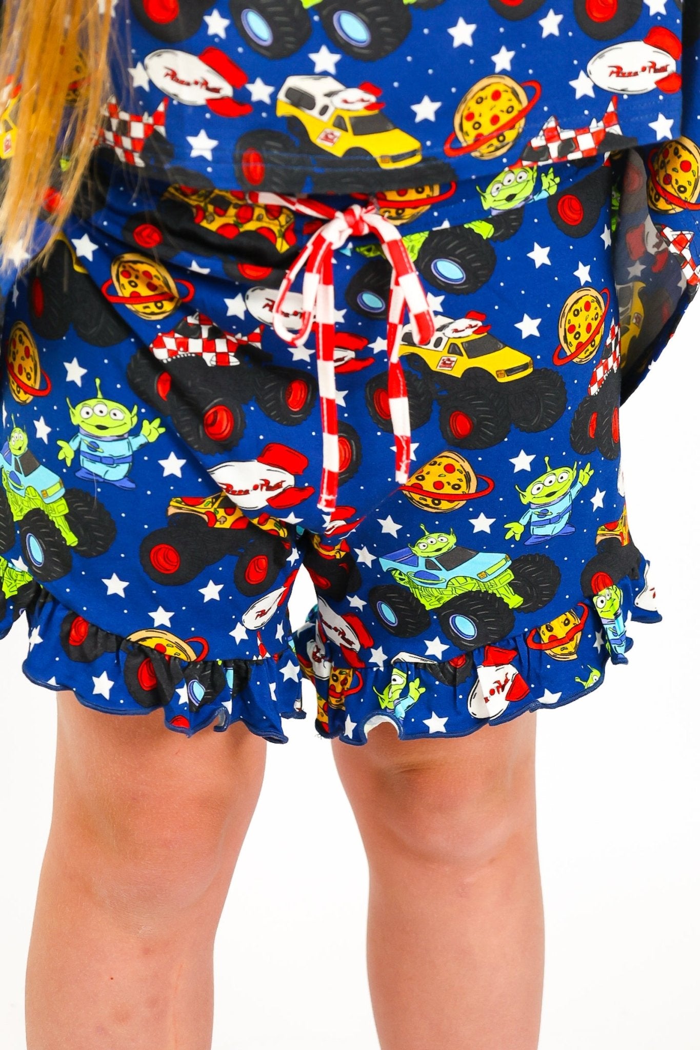 Pizza Pit Party Ruffle Short Set - Ever Colter Co