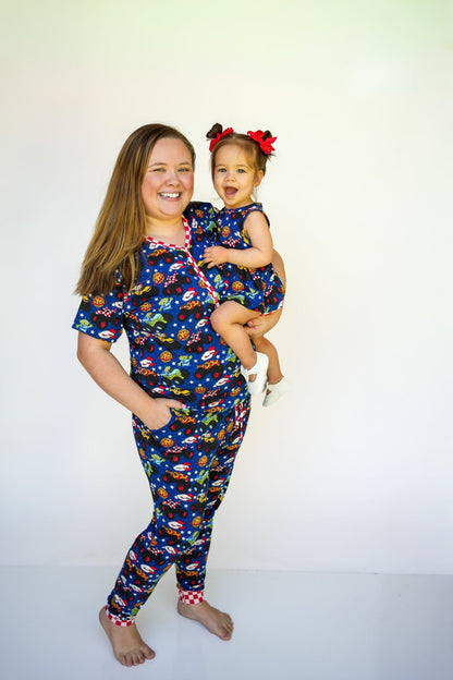 Pizza Pit Party Women’s Jogger Pajama Set - Ever Colter Co