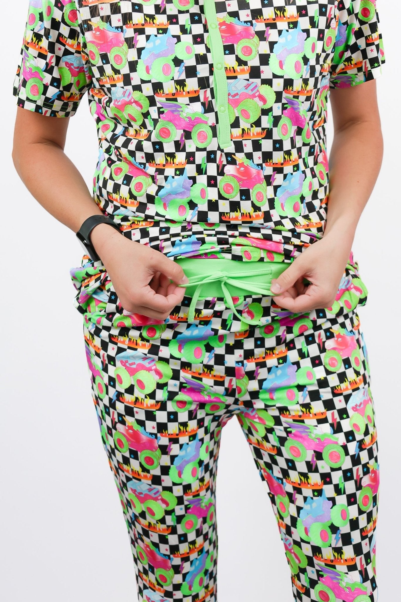 Ready, Check, Glow Adult Women’s Jogger Pajama Set - Ever Colter Co
