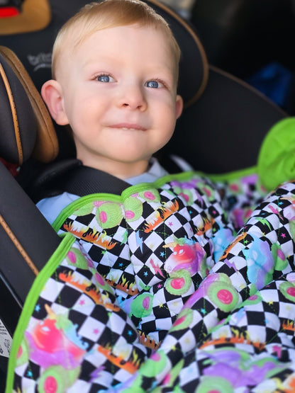 Ready, Check Glow Bamboo Quilted Blanket - Ever Colter Co