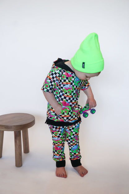Ready, Check Glow French Terry Hooded Shirt - Ever Colter Co
