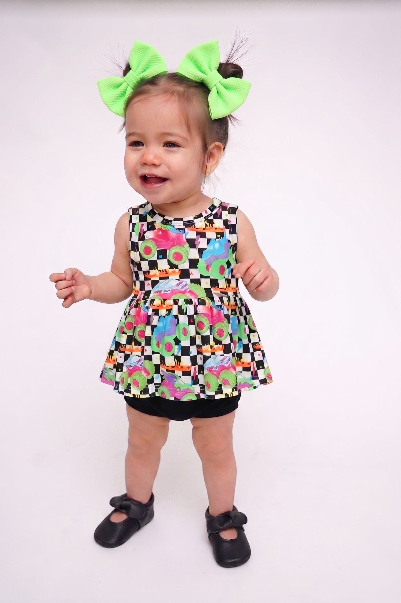 Ready, Check, Glow Peplum Top and Bummie Set - Ever Colter Co