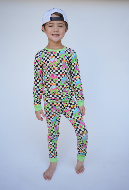 Ready, Check, Glow Two - Piece Long Sleeve Jammies - Ever Colter Co