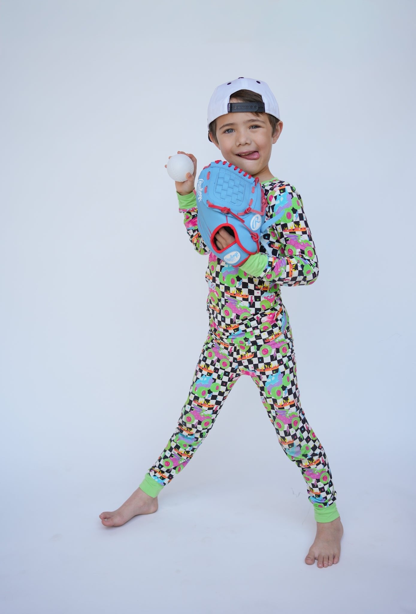 Ready, Check, Glow Two - Piece Long Sleeve Jammies - Ever Colter Co
