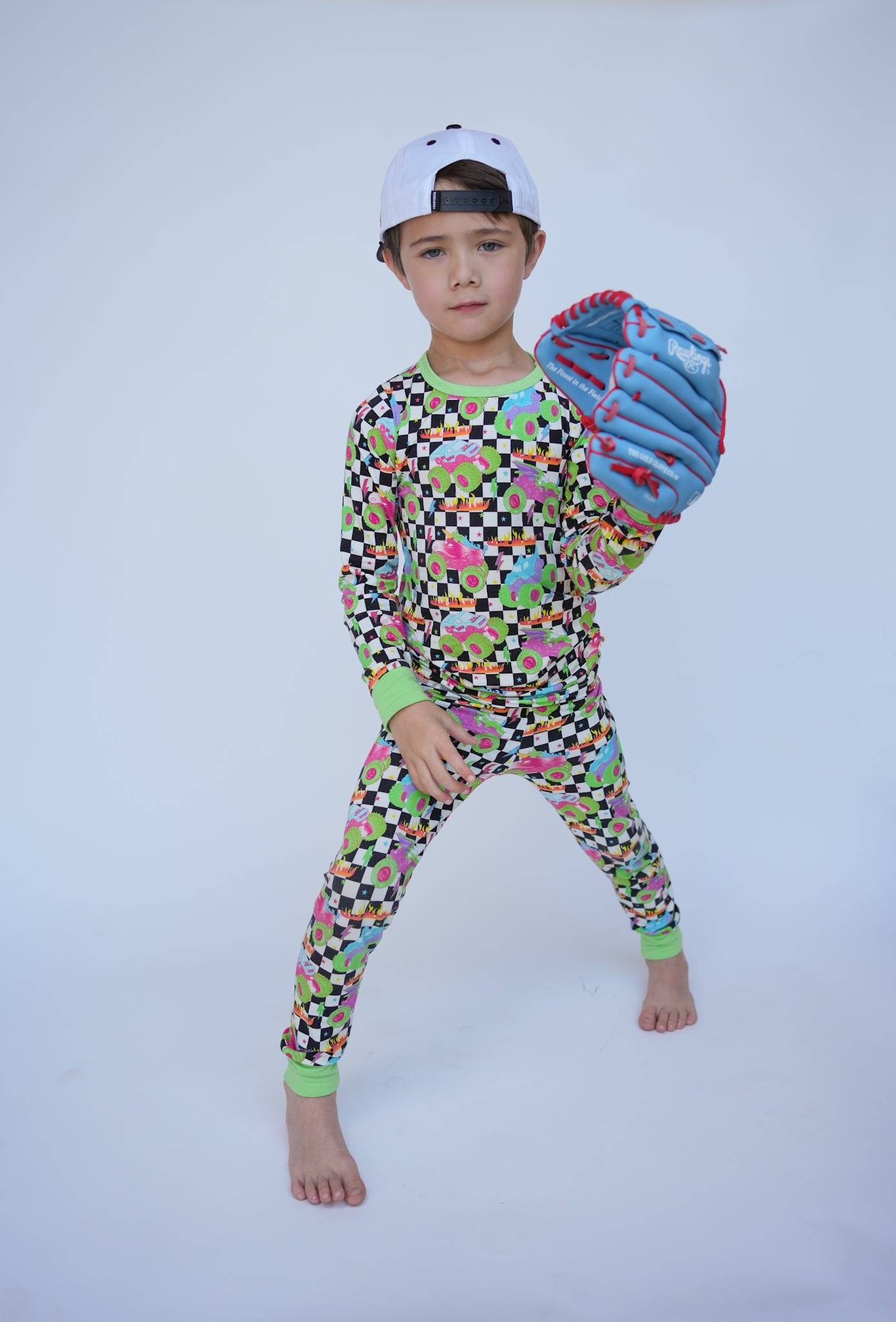 Ready, Check, Glow Two - Piece Long Sleeve Jammies - Ever Colter Co