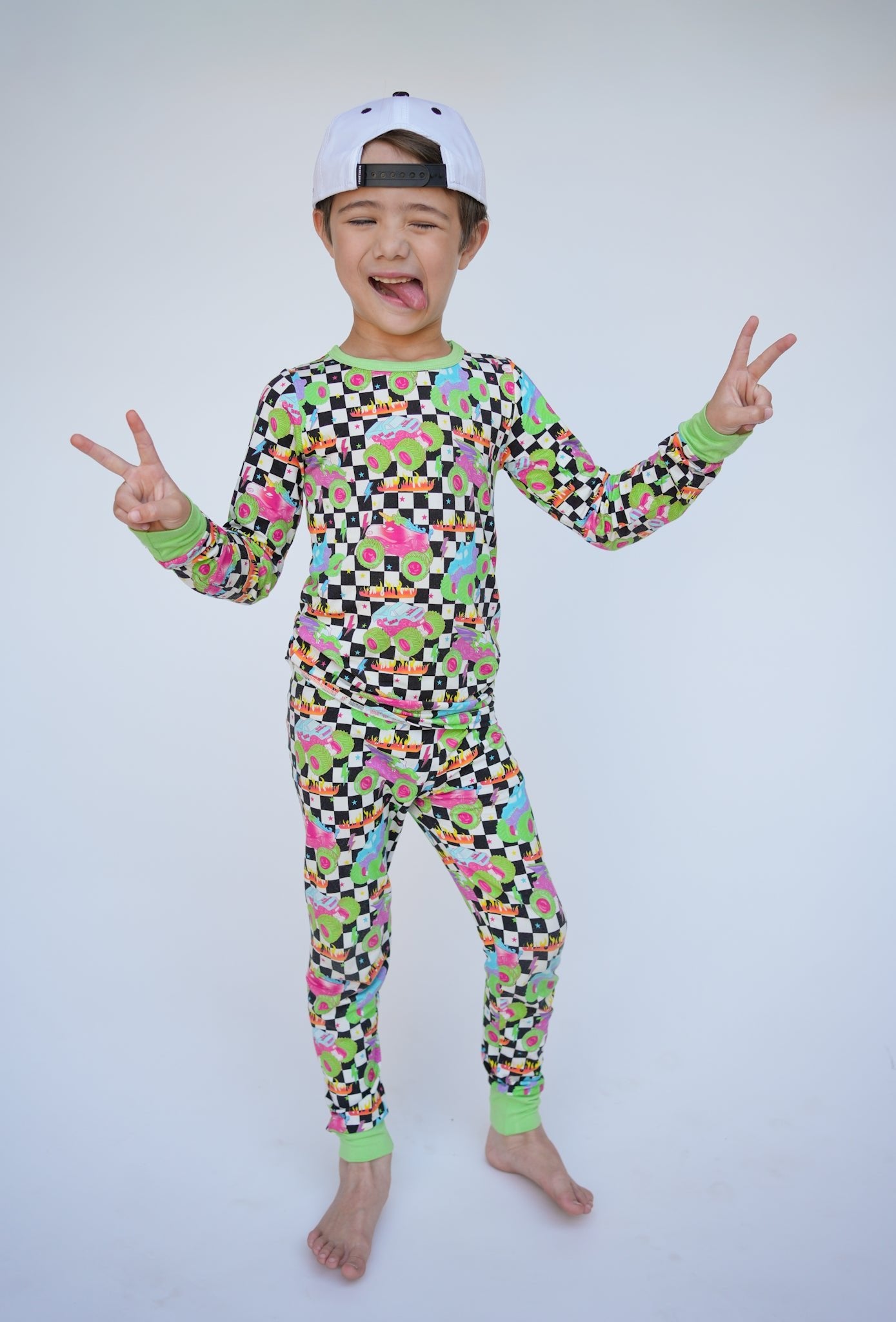 Ready, Check, Glow Two - Piece Long Sleeve Jammies - Ever Colter Co