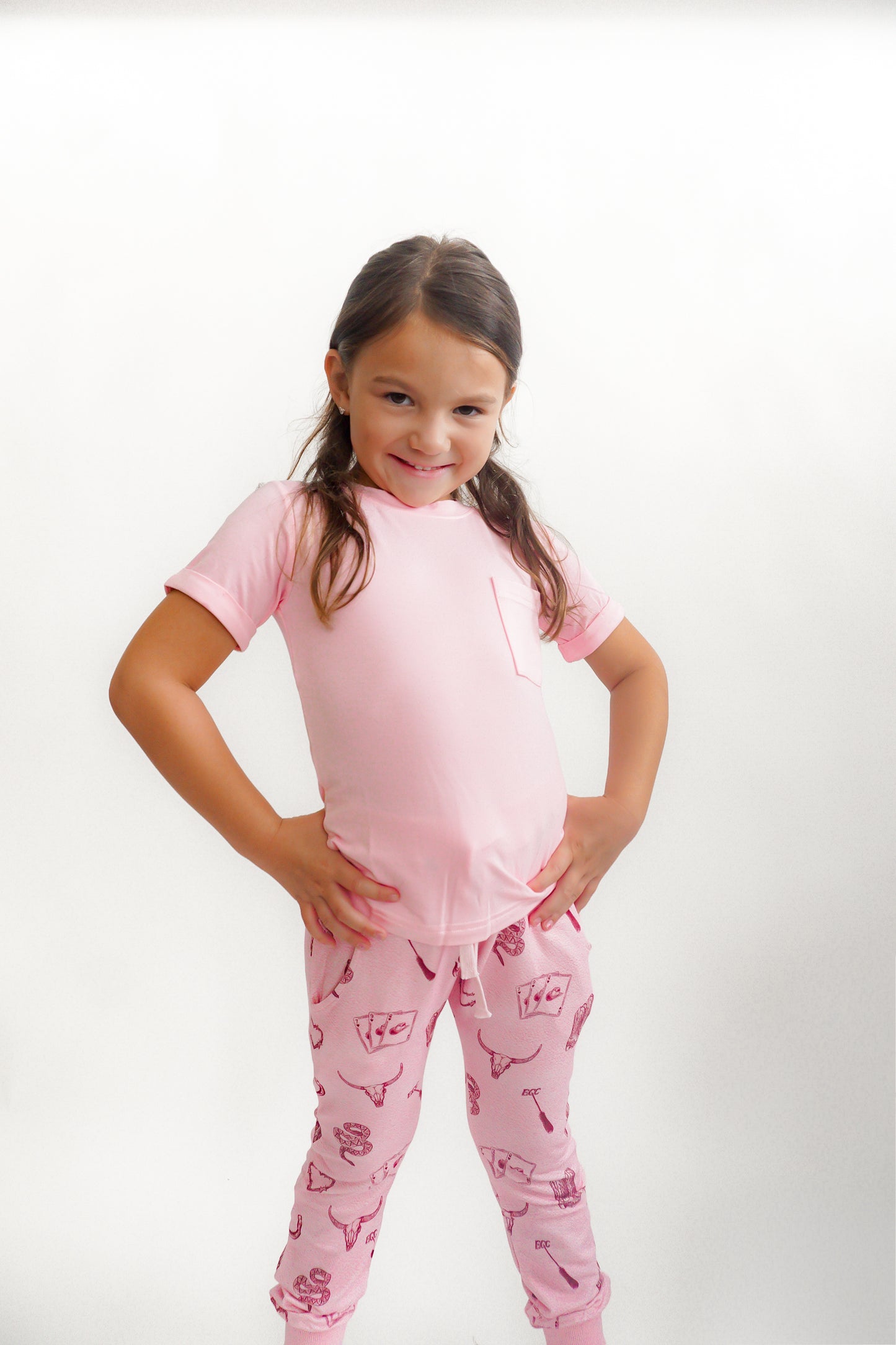 Mojave Mauve + Iron Outlaw French Terry Jogger Set