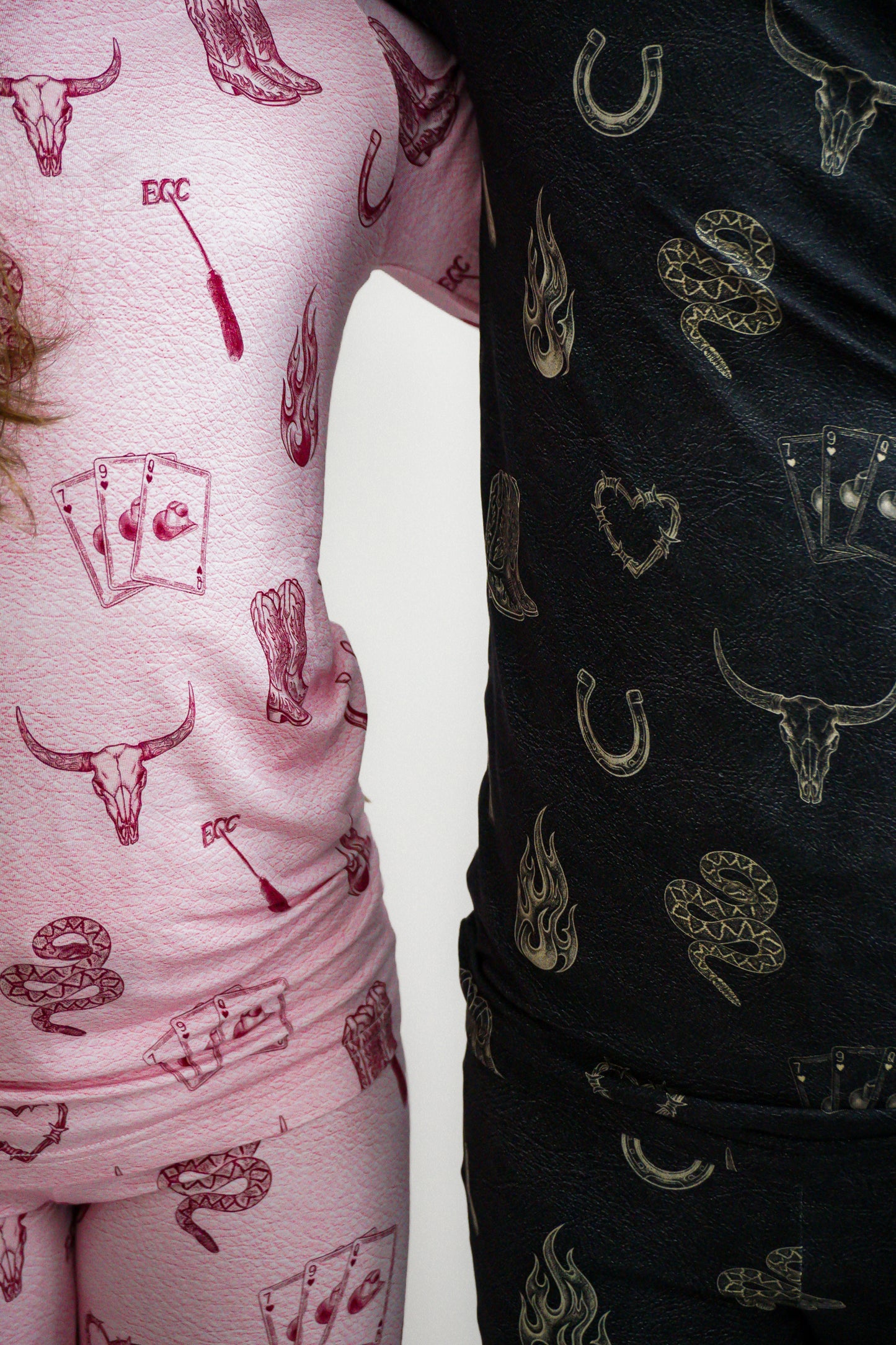 Mojave Mauve + Iron Outlaw Long Sleeve Jammies