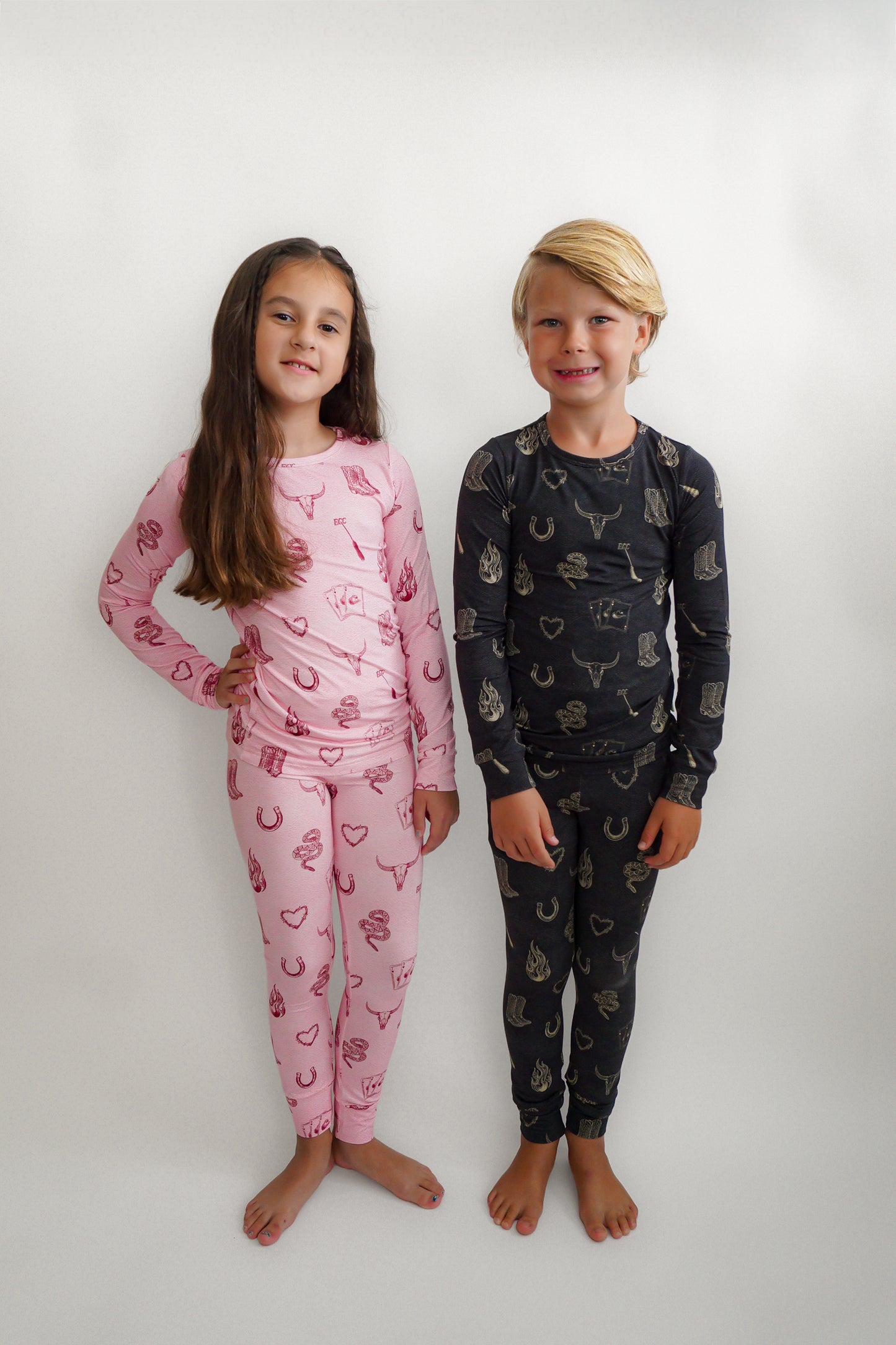 Mojave Mauve + Iron Outlaw Long Sleeve Jammies