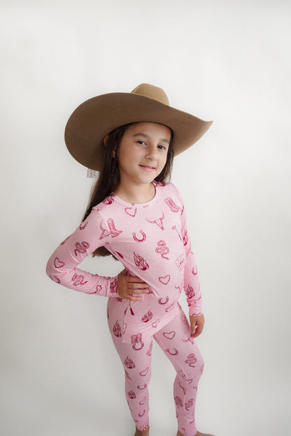 Mojave Mauve + Iron Outlaw Long Sleeve Jammies