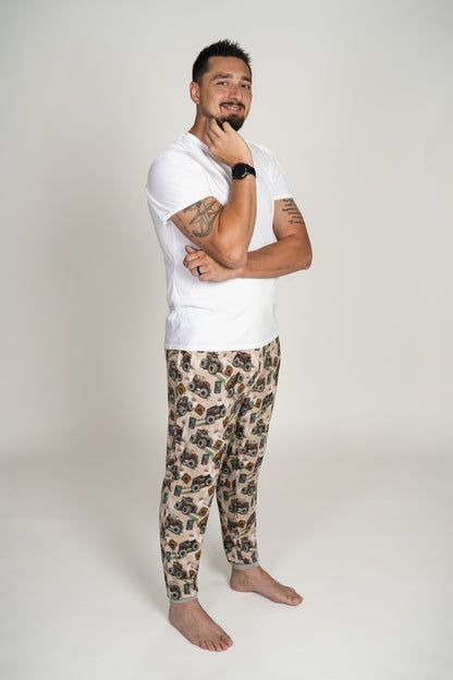 Zombie vs Hunter Men’s Jogger Pajama Pants