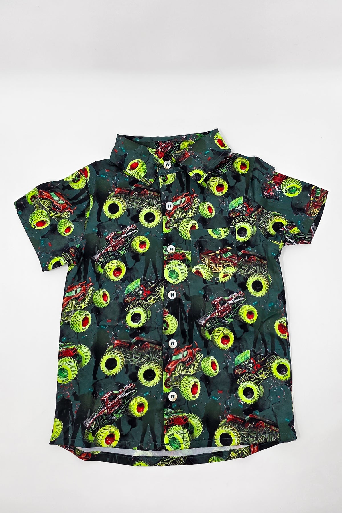 Zombie vs Hunter Button Up Shirt (Kids & Adults)