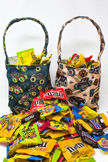 Trick-or-Treat & "Boo Basket" Canvas Bags